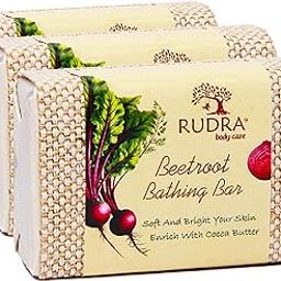 Rudra Body Care Beetroot Soap | Brightens Naturally | Smoothens Tone | Deep Moisturizer | Suits All Skin Types | Handmade Bathing Bar | 100g-image-48