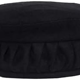Stylish Black Velvet Afghani Cap Muslim Namaz Topi Islamic Traditional Men Cap Free Size-image-114