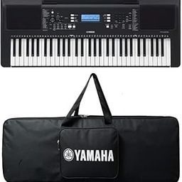 YAMAHA PSR-E373 61-Keys Portable Keyboard With Adapter With Bajaao Bag (Black)-image-12