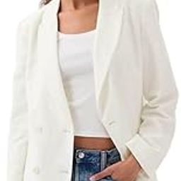 Women's Wrap Coat Regular Blazer-image-4