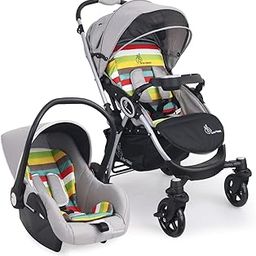 R for Rabbit Chocolate Ride Travel System Baby Stroller & Pram+Infant Car Seat for Kids, Travel Friendly Compact Fold for 0-3 Years Babies|Quick Fold & Sturdy (Rainbow)-10
