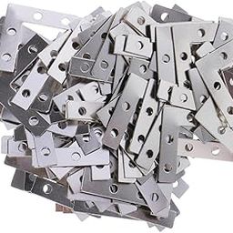 The Style Sutra 100 Pieces Metal L Shape Corner Brace Plate Flat Angle Bracket Picture Frame|Crafts | Home Arts & Crafts |100 Pieces Flat L Shaped Corner Plate-image-44
