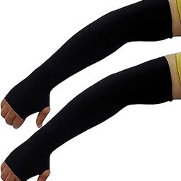 Cotson Women's Sports Arm Sleeves (Black, Pack of 1 Pair)-image-84
