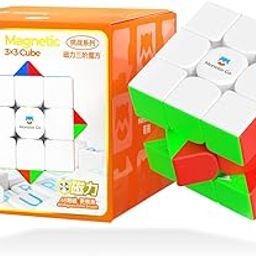 Cubelelo GAN Monster Go (v3) Magnetic 3x3 Speedcube | Honeycomb Design for Buttery Smooth & Stable Turning, Adjustable Tension, Corner Cutting | Ideal Puzzle Toy for Beginners, Boys & Girls Ages 6+-18