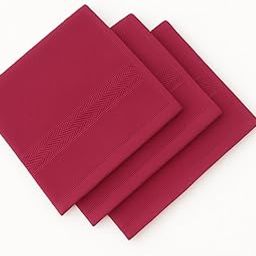 Dollar 100% Cotton Soft, High Absorben & Comfortable Face Towel 30 x 30 cm Face Towel (Pack of 3)-image-103