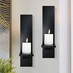 Decor Enterprise Wooden Wall Shelves Bracket Candle Holder and Wall Mounted Flower pots Stand for Home Decoration Planter Holder for Balcony Living Room Garden Indoor Outdoor and Hall Pillar Shelf-image-35