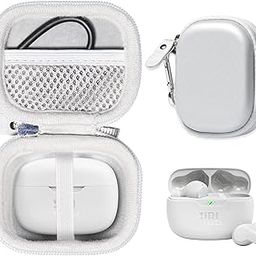 CaseSack Case for JBL Vibe Beam True Wireless Noise Cancelling Earbuds (White)-14