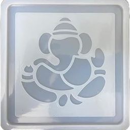 53ARTS Ganesh Ganesha Ganpati Frame Resin Mould Silicone Epoxy Casting Molds for DIY Crafts Trinket Container, Home Wall Decoration-image-63