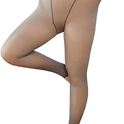 Women Fleece Lined Tights Fake Translucent Pantyhose Pants 100g Toeless|Clothing Shoes & Accessories | Womens Clothing | Hosiery & Socks | Pantyhose & Tights-33