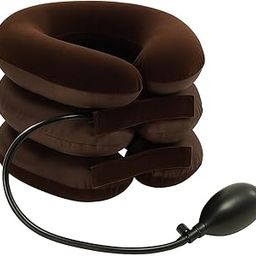 VKluxe Tractor Pillow Neck Massager Device – Adjustable Soft Neck Stretcher Collar for Pain Relief, Spine Alignment & Posture Support-image-28