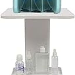 G GEEMAC Hydrafacial Machine Salon Roller Trolley Cart | Beauty Instrument Stand with Tray with Wheel, (Load 60KG), Trolley for Beauty or Medical Equipment-21