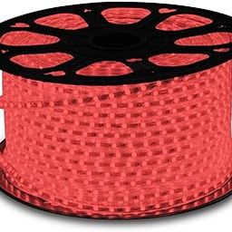 Wipro Garnet 50 Meters Led Strip Light| 60 LEDs/Mtr | Red | Ip65-Waterproof | Flexible Rope Light for Outdoor & Indoor Decoration Strip for Balcony, False Ceiling|Pack of 1-image-28