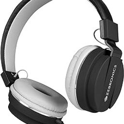 Zebronics Zeb-Storm Wired Headphone with 3.5mm Jack, Built in Microphone for Calling, 1.5 Meter Cable, Soft Ear Cushion, Adjustable Headband, Foldable Ear Cups and Lightweight Design (Black)-25