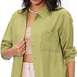 Mystic Women and Girls Long Sleeves Collared Neck Button Front Solid Viscose Blend Boyfriend Shirts-image-81