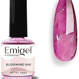 Emigel Blooming Ink Pink Shade | For Nail art product designed to create unique and beautiful blooming effects on nails. 15ml-image-86