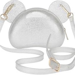 Cute Bear-Shaped Sling Bag for Girls – Small Glitter Crossbody Bag with Shoulder Strap-image-5