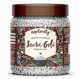 Aplenty Jeera Vati 400 g (Cumin Flavour) Churan Mouth Freshener, Digestive, After-Meal Snack with Jeera Spice Infused Digestive Balls-image-55