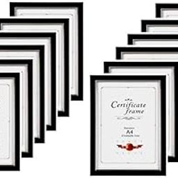 AG Crafts Wood Photo & Document Frames 12 (Size - A4, Black) Wall Mount-image-21