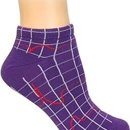 Prestige Medical Heartbeat EKG Nurse Anklet Socks-image-58