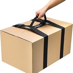 ECOSHIRE Carrying Strap with Handle, Handheld Belt for Safely Moving and Lifting Heavy Boxes, Adjustable Belt, H-Shaped Style Carry Straps, Suitable for Cylinder, Camping Mat(61 inch)-image-8