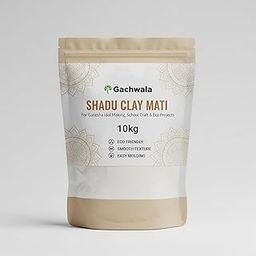 Gachwala Shilpakar Shadu Clay Mati 10kg – Eco-Friendly Sculpting Clay for Ganesh Idol Making, Workshops & Large Community Events-image-76