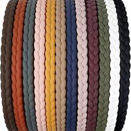 Thin Headbands, Plastic Headband with Teeth, Combing Hairbands for Girls, Teens and Women Chatai Hairband (Pack of 12) - Multicolor-image-29