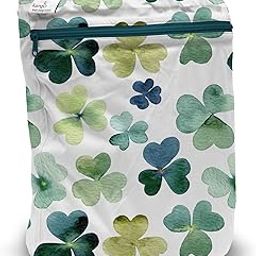 Kanga Care Wet Bag MINI Seam Sealed Waterproof 3D Dimensional for Baby Cloth Diapers, Travel, Beach, Pool, Gym, Swim | Clover-image-54
