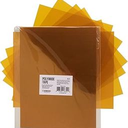Gizmo Dorks Kapton Tape Polyimide for 3D Printers and Printing, 9 x 12 inches, 10 Sheets per Pack-29