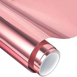 Arkit Holographic 3D Craft Vinyl| Adhesive Permanent Vinyl Roll| Heat Transfer| Permanent Craft Vinyl| Lamination Sticker| Holographic Metallic Sheet (No - 5 Rose Gold)-image-31