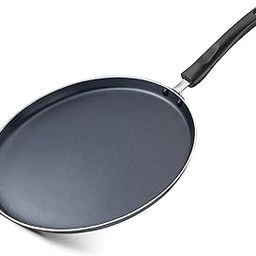 Judge by Prestige 28Cm Everyday Non-Stick Tawa (Aluminium) | Low Oil Cooking | Easy to Clean |Cool Touch Handle, Black-1