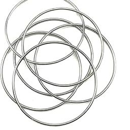 M Fabrics 6 Pcs Metal Ring for Dream Catcher Macrame Floral Hoop Wreath Craft for Balcony, Garden, Cafe Decoration Other DIY Projects handicrafts Decoration Wall Hanging Craft - (6 Inches)-image-23