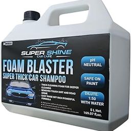 SUPER SHINE CAR CARE Foam Wash Car Shampoo Concentrate, 5 Litres, Extreme Suds, Snow White Foam-image-38