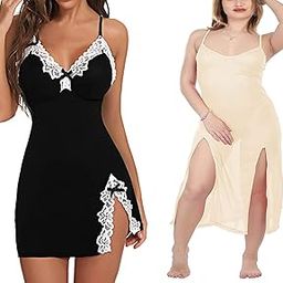 Women's Solid Lycra Net Lingerie for Honeymoon Nightwear Babydoll-picture-0