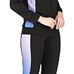 Women's Body Fitted Gym Running Sports Track Suit | Regular Casual Fit | Track Suit for Girls & Women | Fabric - Polyester Blend (BLACK, 2XL)-image-81