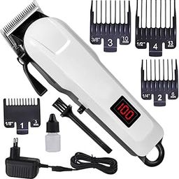 Original Professional Clipper USB Rechargeable Hair Clipper For Men-image-36
