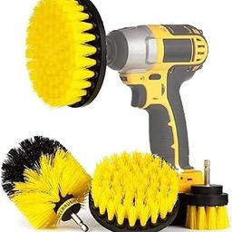 Delightbee Power Scrubber Drill Brush Set 4Pcs | Multi Surface Cleaning Brush for Bathroom Floor Shower Sink Tile Corner Wheel Hub | Heavy Duty Drill Attachment Kit Without Drill Machine-image-58