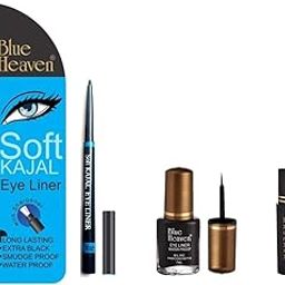 Blue Heaven Vallydreamz Kajal, Eyeliner and Mascara -Combo of 3 Items-21