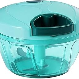 NOMAZO Manual Vegetable Chopper 450ml | Hand-Powered Vegetable Cutter for Kitchen | Onion Chopper and Food Dicer | Compact Manual Food Processor for Daily Cooking Use-1