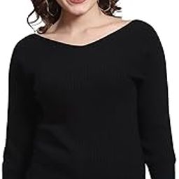 monte carlo Womens V Neck 3/4th Sleeve Top (1239758TP)-picture-42
