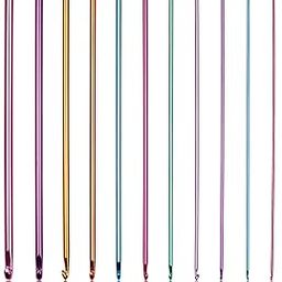Coopay Long Crochet Hook Set, 11pcs Tunisian Crochet Hooks Multicolor Afghan Crochet Needles for Crocheting, 2mm(B)-8mm(L), Great Knitting & Crochet Supplies Tool Set for Beginner, Crocheter & Knitter-image-44