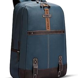 Gear Classic Small Faux Leather Water Resistant Anti Theft Laptop Backpack/Office Backpack for Men/Women-19