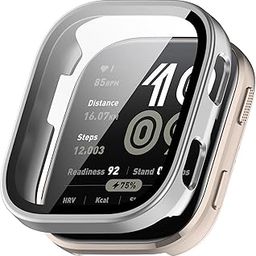 OBOE PC Screen Protector Case Compatible with Amazfit Bip 6 Smart Watch (B-Silver)[Watch NOT Included]-image-24