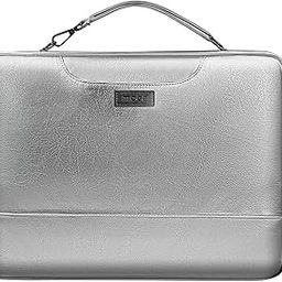 Leather Laptop Bag Compatible for 15-16 inch Devices - Water Resistant Laptop Case For Men and Women - Handbag Office Accessories-image-4