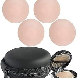 Pasties for Women Nipple Covers Reusable Adhesive Silicone Covers Women's Reusable Nipple Bra Pad (4)-45