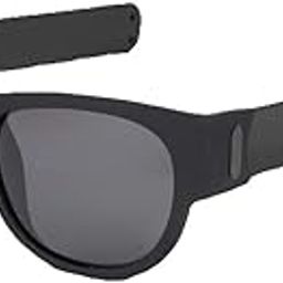 Merishopp Slap Wristband Wrist Folding Sunglasses Trendy Foldable Sun Glasses Black | Sporting Goods | Cycling | Sunglasses & Goggles | Sunglasses & Goggles-image-48