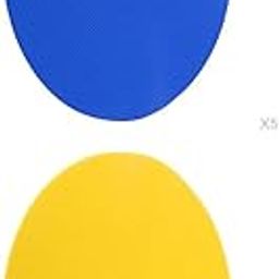 bnf® 10pcs Sports Spot Markers Soccer Basketball Floor Spots Blue&Yellow|Sporting Goods | Team Sports | Soccer | Training Aids-image-14
