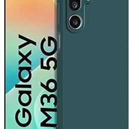 WOW IMAGINE Back Cover for Samsung Galaxy M36 5G | Samsung Galaxy F36 5G | Ultra Slim Soft Rubberised Case | Inner Velvet Fabric | Matte Silicone Flexible Mobile Case | Camera Protection - Green-13
