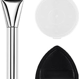 My Colors Flat Foundation Brush, Ultra Thin Flat Head Strong Thin Brushes - Makeup Sponges Puff Included, Complete Foundation Brush Set for Women Girls-picture-15