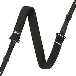Ibanez Powerpad Adjustable Guitar Strap, Black GSF50-BK-image-75