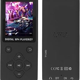 32GB MP3 Player, Bluetooth 5.0 HiFi Sound Music Player Built in HD Speaker, 1.8in Color Screen MP4 Player Supports Photo Video E Book Voice Recording, 10 Hours Playtime (Black)-11